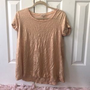Gold shear top